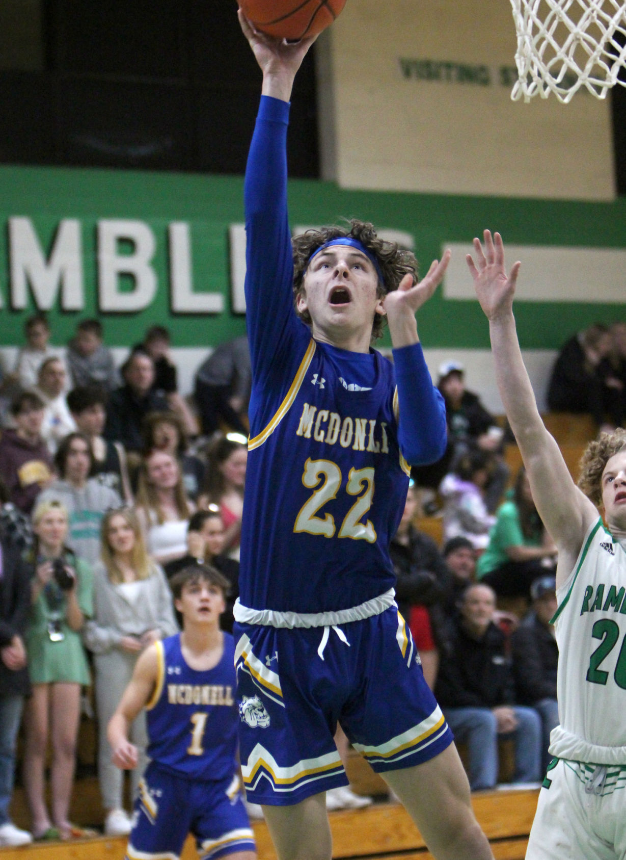 McDonell boys basketball at Eau Claire Regis 1-7-22